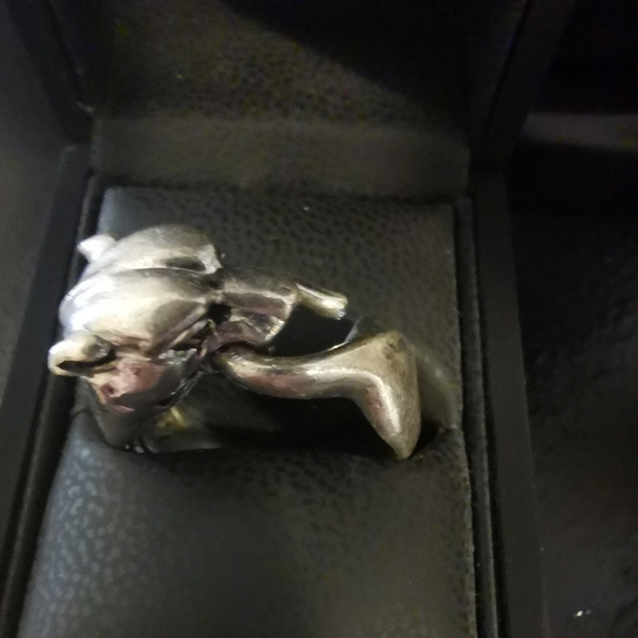 Effy Men's Panther Ring Sterling Silver US 10.5 - Picture 6 of 11